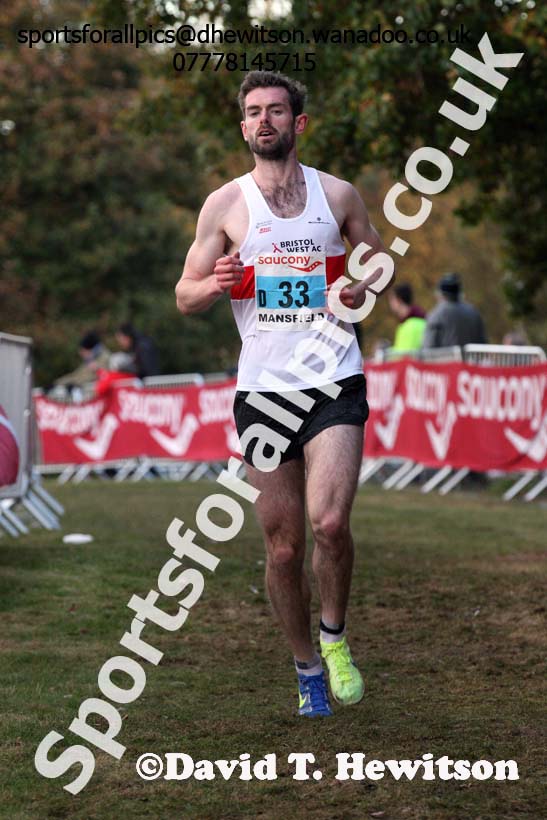 Senior men, 2016 National Cross Country Relays, Berry Hill Park, Mansfield. Photo: David T. Hewitson/Sports for All Pics